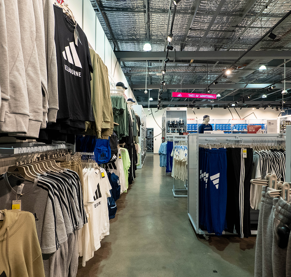 Adidas Store Aisle