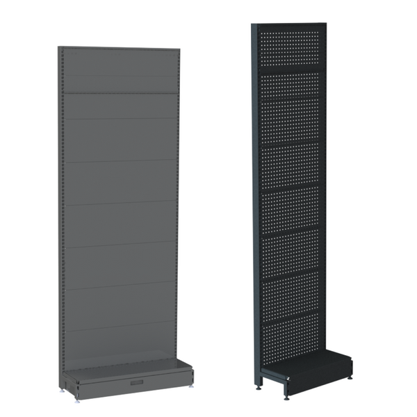 Pharmacy Wall Bays 2400mm high_Black