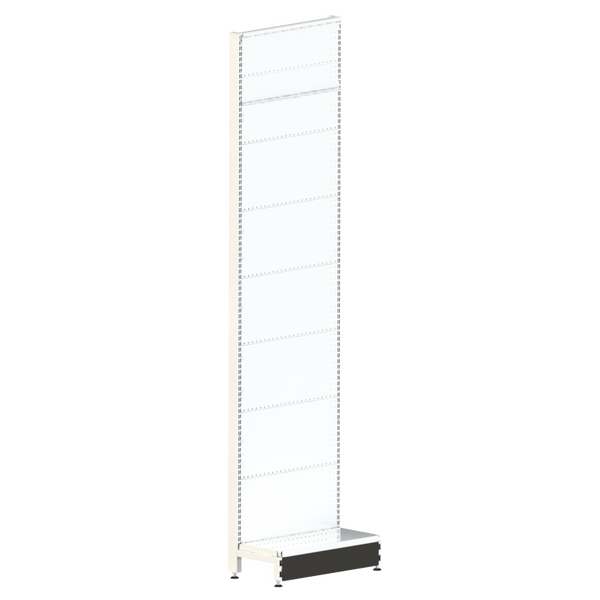 Pharmacy Wall Bays 2400mm high_White