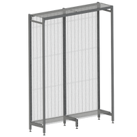 Supermarket Shelving - Outrigger Wall Bays