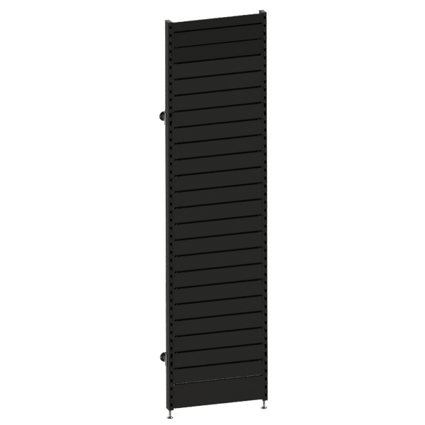 Modular Wall Bay – Single Post – Slat Wall
