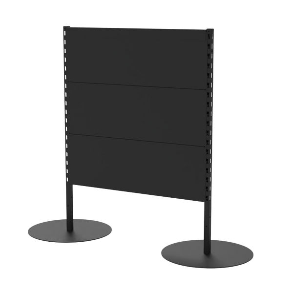 Queue Gondola  Flat Back Panel  Matte Black