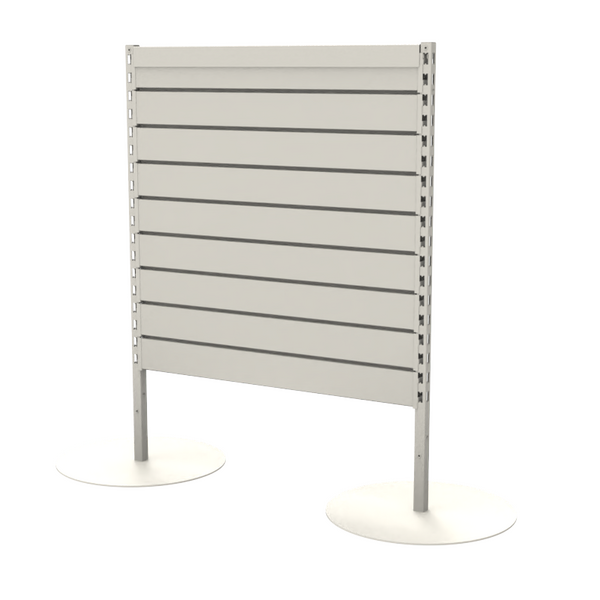 Queue Gondola  Slatwall Panel  White