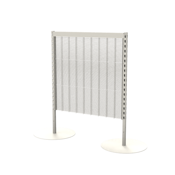 Queue Gondola  Wire Mesh Panel  White