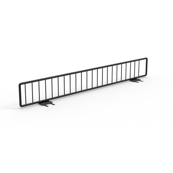 Wire Front Fence  Matte Black