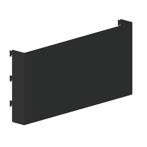 Signage Plate  Steel  Matte Black