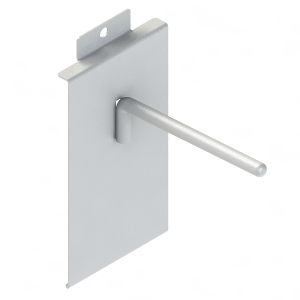 Hooks - Slat Wall - Single & Double Prong - Pearl White