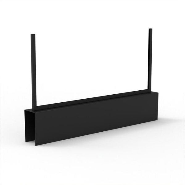 Top Cap  - Promotional Signage  Matte Black