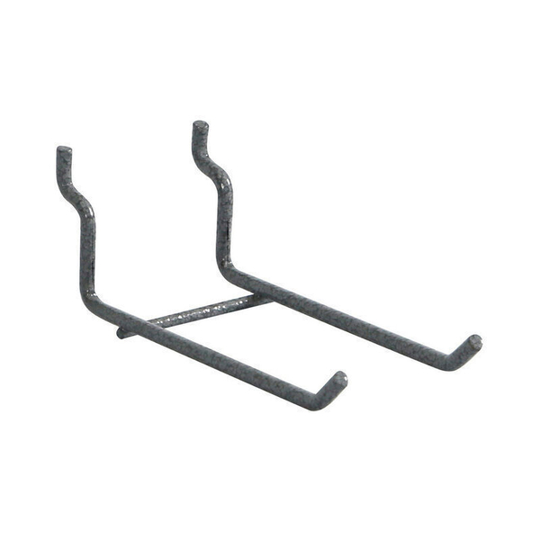 Metal Double Prong Pegboard Hook 140 MM (L) - Powder Coated