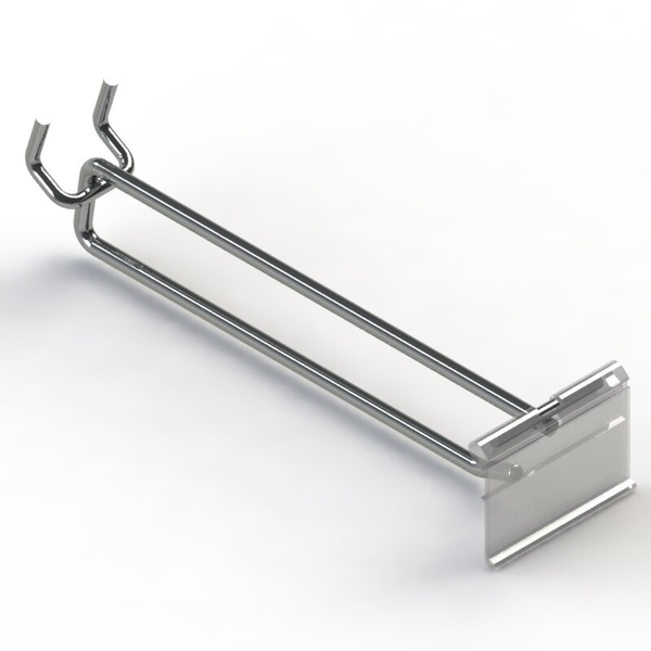 Supermarket Hook - 150 MM - Flip Scan - Chrome