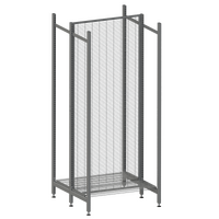 Outrigger Gondola - Double Sided - Start Bay - Wire Mesh - Mesh Shelf - W900 x D400 - Charcoal