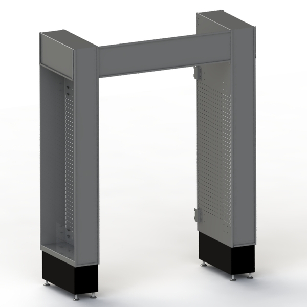 Dense End - Triple End Set - H1470 - excludes D450 Shelves - Charcoal
