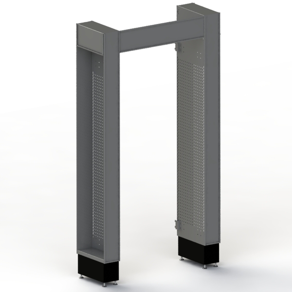 Dense End - Triple End Set - H2130 - excludes D400 Shelves - Charcoal