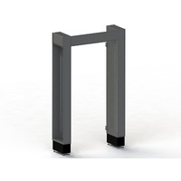 Supermarket Dense End - Triple End Set - H2130 - excludes D400 Shelves - Charcoal