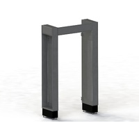 Supermarket Dense End - Triple End Set - H2130 - excludes D450 Shelves - Charcoal