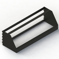 Waterfall Display - W900 Single Tier - suits RFA2000/RFA6000 - Matte Black