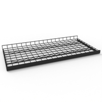 Shelf - Wire Mesh - W1200xD450 - 50x50 Mesh - suits RFA2000/RFA6000 - Matte Black 