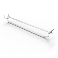 Hook - Double Prong - 225 MM - for Wire Mesh Panel  - Chrome (hook only)