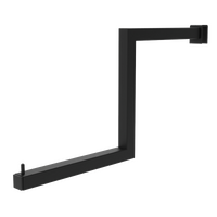 Hanging Arm - Z Shape D400 - for Hang Rail - Matte Black