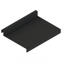 Shoe Shelf - Flat - Steel - W300xD150 - Matte Black