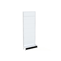 Pharmacy Wall Bay  Add Bay  Solid Back Panel (Flat Back)  W900 x H2400 x D270  Pearl White