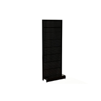 Pharmacy Wall Bay  Start Bay  Perforated (Pegboard) Back Panel  W900 x H2400 x D270  Matte Black