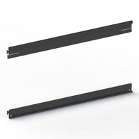 Signage Bracket Kit - W600 Top & Bottom Bracket - Matte Black - 25mm pitch