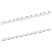 Signage Bracket Kit - W900 - Top & Bottom Bracket - Pearl White - 25mm pitch