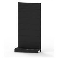  Wall Bay  Add Bay  Solid Back Panel (Flat Back)  W1200 x H2400 x D450  Matte Black