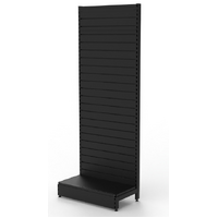  Wall Bay  Add Bay  Slatwall Panel  W900 x H2400 x D450  Matte Black