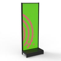 Wall Bay  Add Bay  Graphic Panel  W900 x H2400 x D450  Matte Black