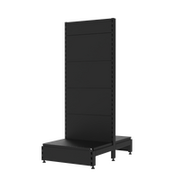  Gondola  Start Bay  Solid Back Panel (Flat Back)  W600 x H1515 x D450  Matte Black