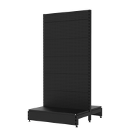  Gondola  Add Bay  Perforated (Pegboard) Back Panel  W900 x H1815 x D450  Matte Black