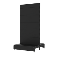  Gondola  Add Bay  Solid Back Panel (Flat Back)  W900 x H1815 x D450  Matte Black