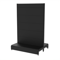  Gondola  Add Bay  Solid Back Panel (Flat Back)  W1200 x H1815 x D450  Matte Black