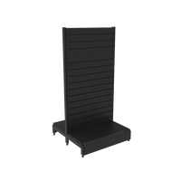  Gondola  Add Bay  Slatwall Panel  W900 x H1815 x D450  Matte Black