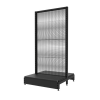  Gondola  Add Bay  Wire Mesh Panel  W900 x H1815 x D450  Matte Black