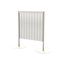 Start Bay - Queue Gondola - W900xH1200 - Wire Mesh - Pearl White