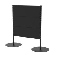 Start Bay - Queue Gondola - W900xH1200 - Non Perforated - Matte Black