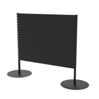 Start Bay - Queue Gondola - W1200xH1200 - Non Perforated - Matte Black