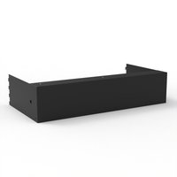 Pelmet Box - Light Recess  W895 x H200 x D460  Matte Black