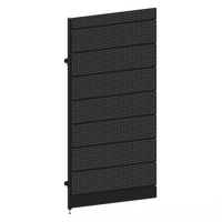 Modular Wall Bay  Add Bay  Perforated (Pegboard) Back Panel  W1200 x H2400  Matte Black
