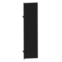 Modular Wall Bay  Add Bay  Slatwall Panel  W600 x H2400  Matte Black