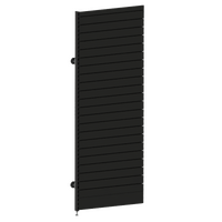 Modular Wall Bay  Add Bay  Slatwall Panel  W900 x H2400  Matte Black