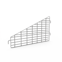 Wire Basket Divider - W15 x D400 - W15 x H50 Mesh - Zinc