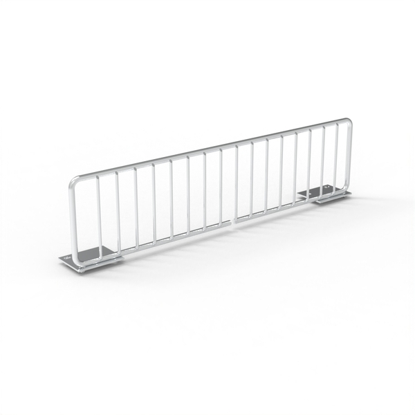 Wire Divider - D350 - Wire Front Fences - Zinc