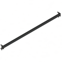 Queue Gondola  Hang Bar    W1200 x H30 x D15  Matte Black
