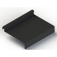 Shelf - Hang Bar Mount - W400xD200 - Matte Black