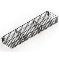 Wire Mesh Basket  W900 x D200  Matte Black