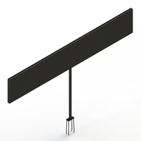 Signage - Bus Stop (T Bar Sign) - Matte Black